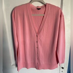 NWOT Sz Small Talbots Pink Sweater 60% Cotton